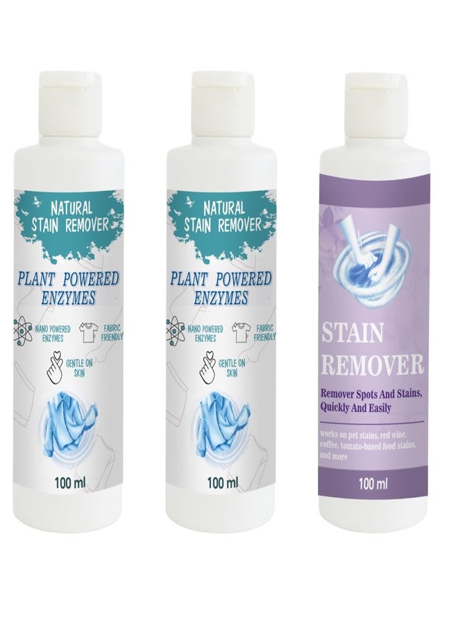 مجموعة مزيل البقع من توفوس، عبوة من قطعتين (مزيل بقع القمصان) ومزيل بقع بنفسجي | محلول تنظيف متعدد الأسطح للملابس والأقمشة والمفروشات (100 غرام لكل منهما) - Image 1